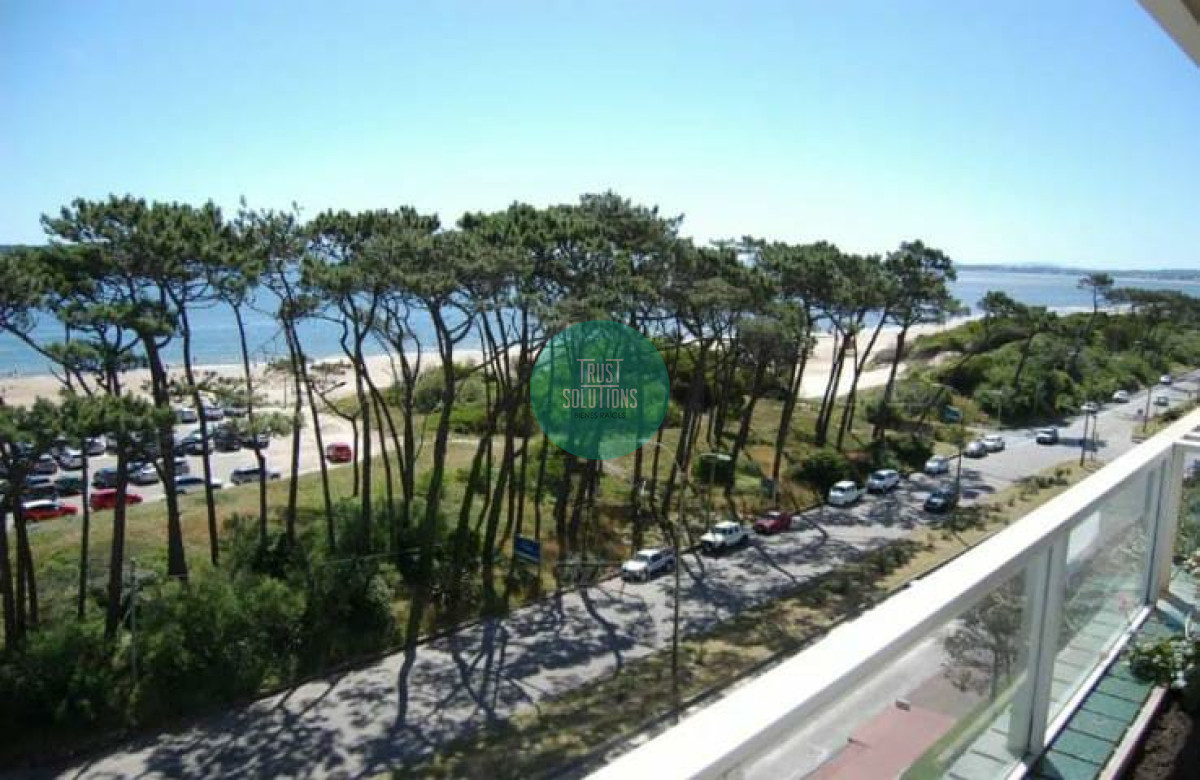 Apartamento ID.65 - Alquiler temporada Apto Punta Mansa frente al mar 3D dep de servicio