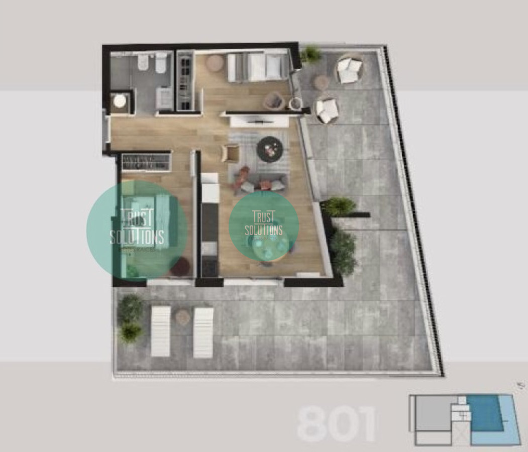 Apartamento ID.1154 - Venta Apto. La Blanqueada 2D entrega inmediata Ley VIS Ed.Torre Oktubre