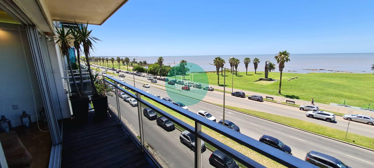 Apartamento ID.1478 - DIVINO DEPARTAENTO AMOBLADO EN ALQUILER FRENTE A LA RAMBLA DE PUNTA CARRETAS