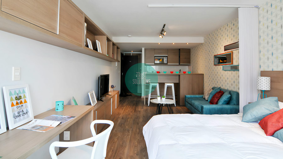 Apartamento ID.1510 - ACOGEDOR MONOAMBIENTE EQUIPADO EN ALQUILER EN POCITOS