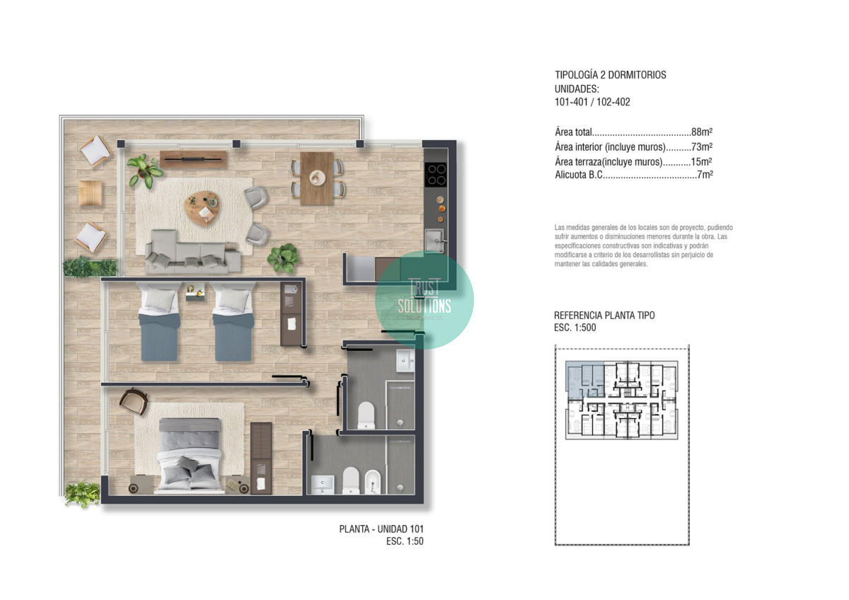 Apartamento ID.1449 - VENTA DE HERMOSO APARTAMENTO A ESTRENAR EN EL EDIFICIO SUDESTE DE PUNTA DEL ESTE