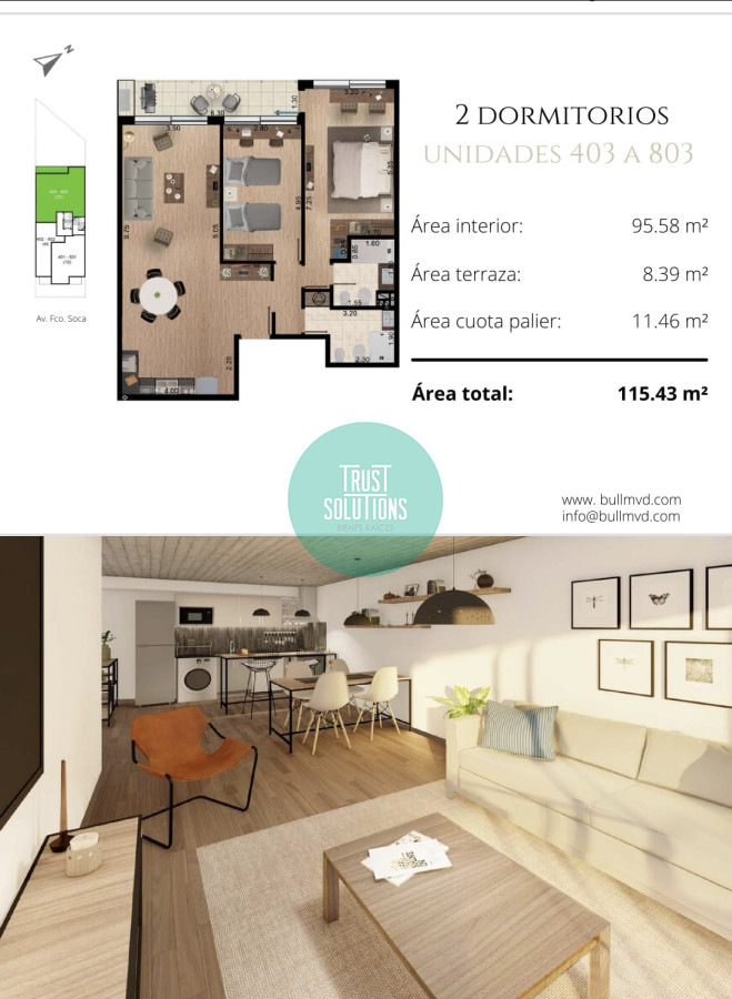 Apartamento ID.1511 - DIVINO APARTAMENTO EN VENTA EN EL CORAZÓN DE POCITOS