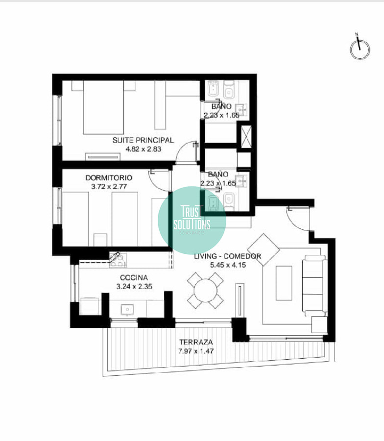 Apartamento ID.563 - Venta Apto 2D a estrenar Brava Punta con Amenities prox mar 