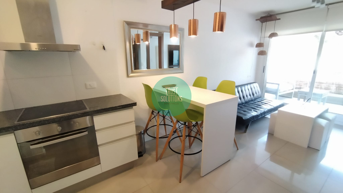 Apartamento ID.1635 - Venta y Alquiler Anual Apto 1D Aidy Grill Punta con Piscina climatizada y Barbacoa 