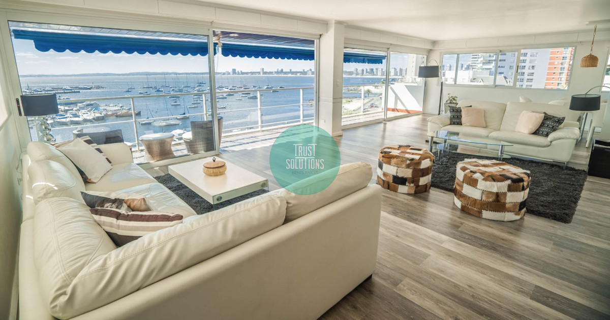 Apartamento ID.475 - Venta y Alquiler Anual Apto 6D Península Punta con espectacular vista al Puerto 