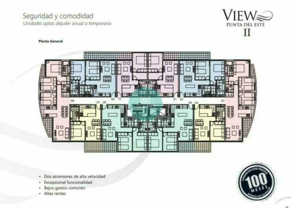Apartamento ID.965 - Venta Apto 2D Brava Punta con Amenities  