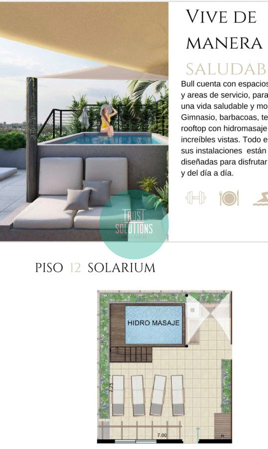 Apartamento ID.1515 - OPORTUNIDAD! Venta 1D en pocitos con alta renta.