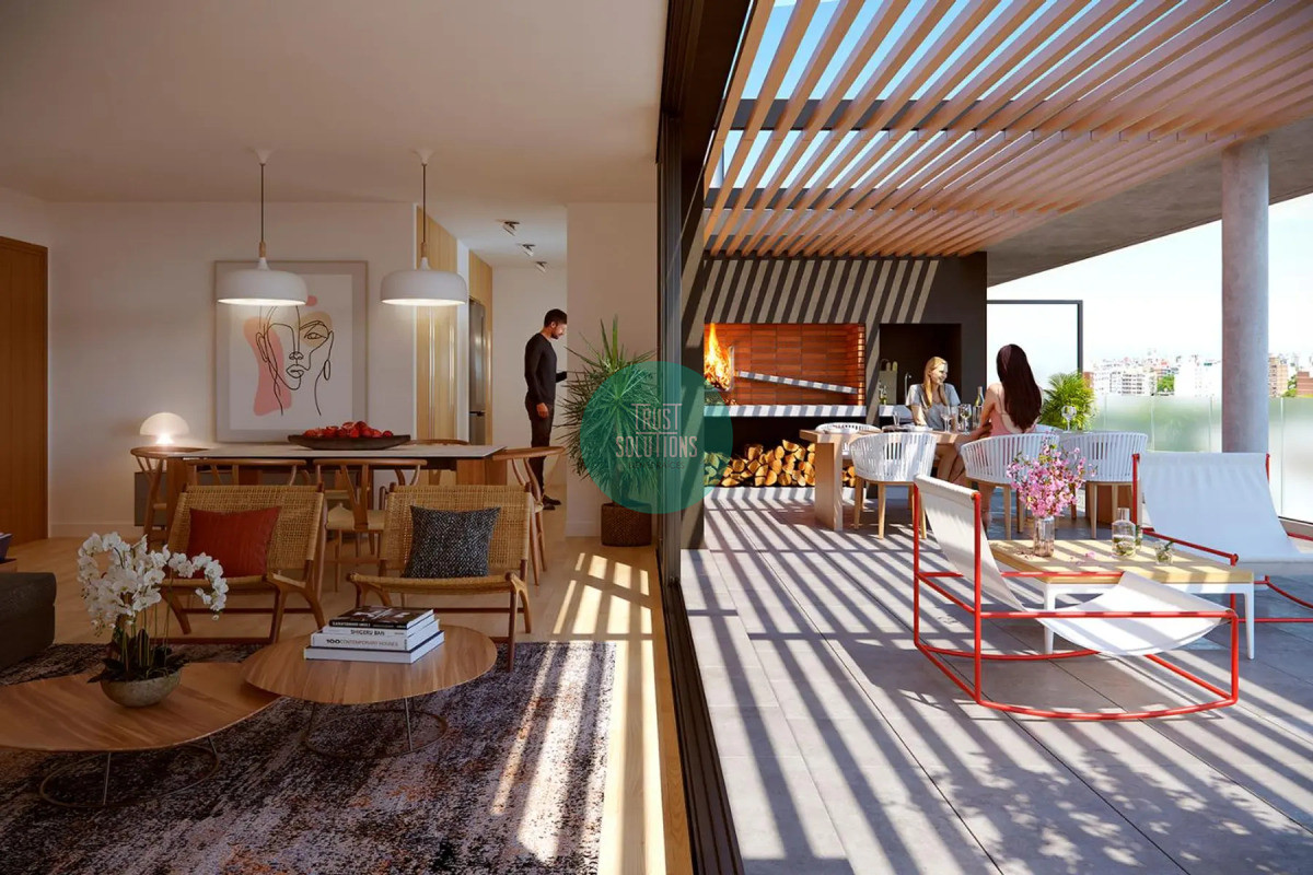 Apartamento ID.1733 - Venta Apartamento 1 Dormitorio Con Amplia Terraza Al Frente En Pocitos