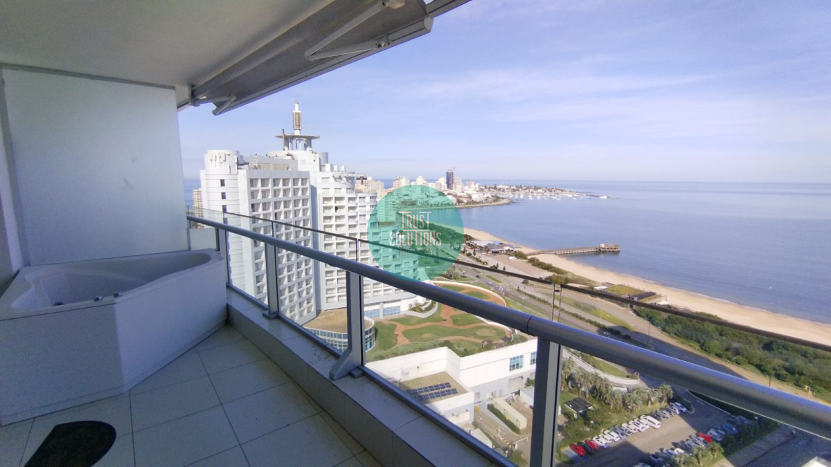 Apartamento ID.1465 - Venta y Alquiler Anual Exclusivo Apto 2D Mansa Punta con Amenities y vista espectacular 