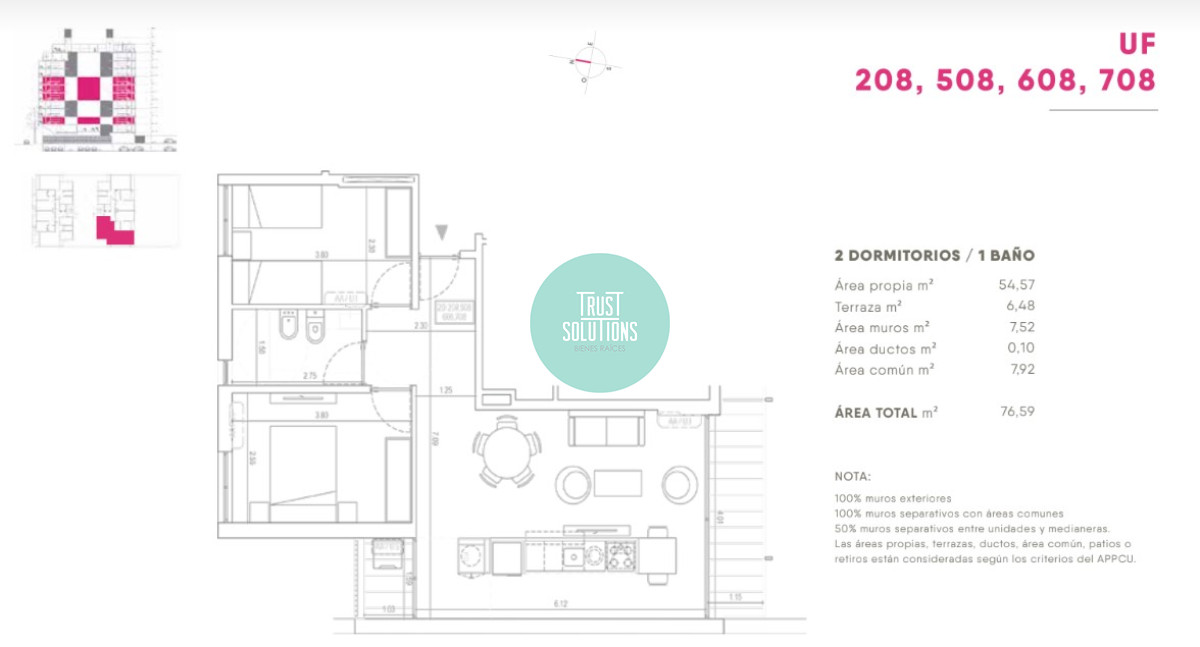 Apartamento ID.85 - Venta Centro 2D Terraza Ed.01 Del Centro a estrenar