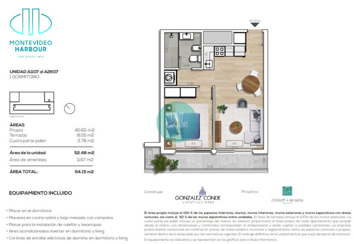 Apartamento ID.1826 - OPORTUNIDAD dos únicas unidades frente a la Bahia 