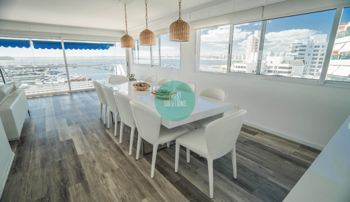 Apartamento ID.475 - Venta y Alquiler Anual Apto 6D Península Punta con espectacular vista al Puerto 