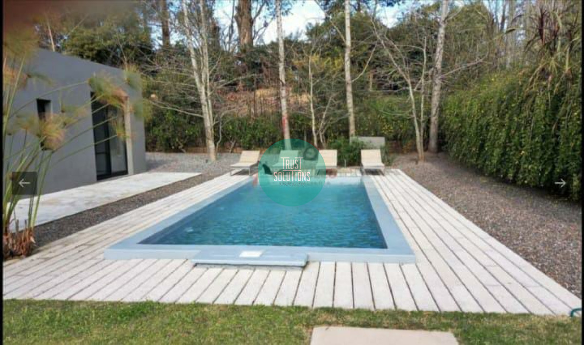 Casa ID.607 - Venta y Alquiler Anual Casa 3D y dep serv Barrio privado Lugano con Piscina  