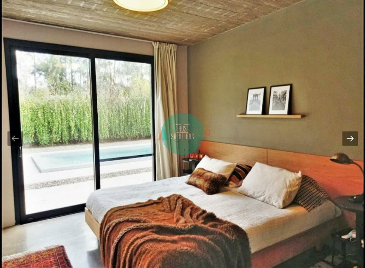 Casa ID.607 - Venta y Alquiler Anual Casa 3D y dep serv Barrio privado Lugano con Piscina  
