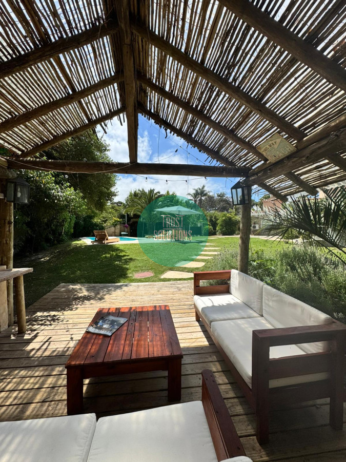 Casa ID.761 - Alquiler Anual y de Temporada Casa 4D y dep serv San Rafael Punta con Piscina climatizada a mts del mar 