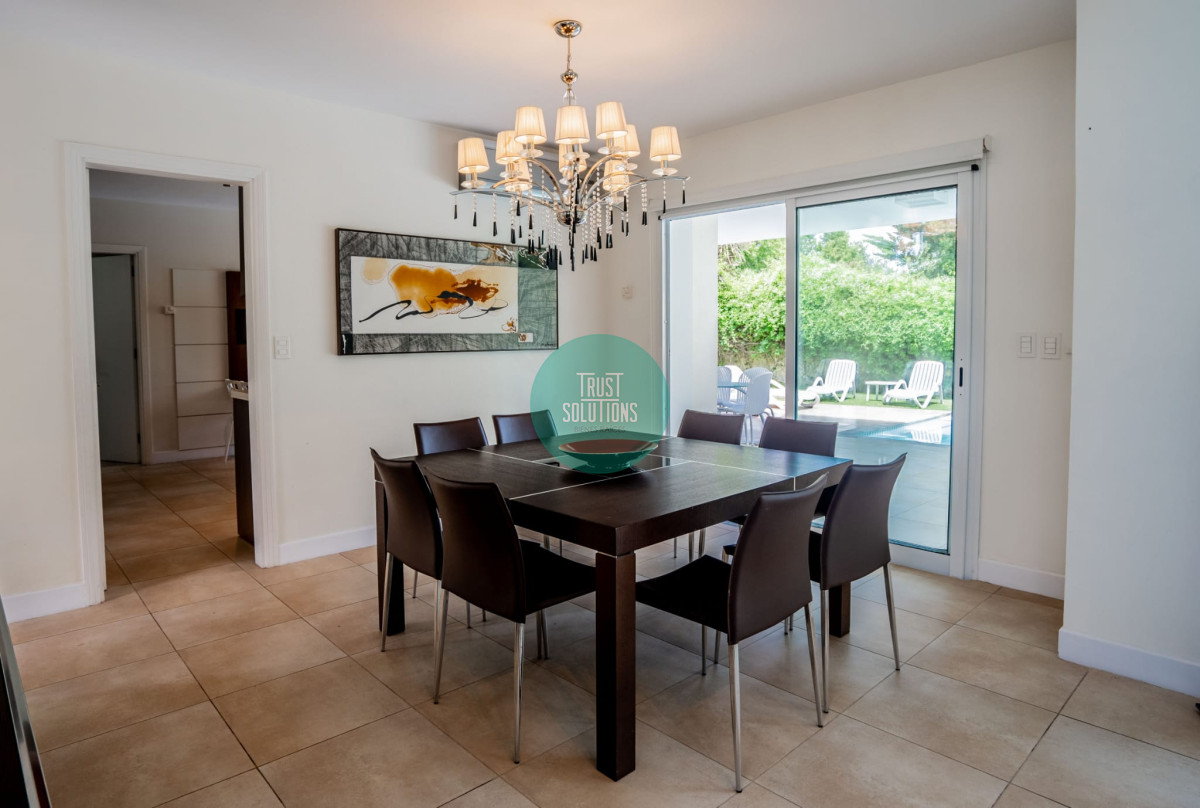 Casa ID.469 - Venta y Alquiler Anual  Casa 4D y dep de serv Barrio Privado Mansa con Piscina climatizada 