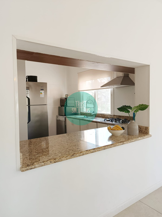 Casa ID.49 - Alquiler Temporada Casa 3D barrio privado Punta con Piscina y Barbacoa 