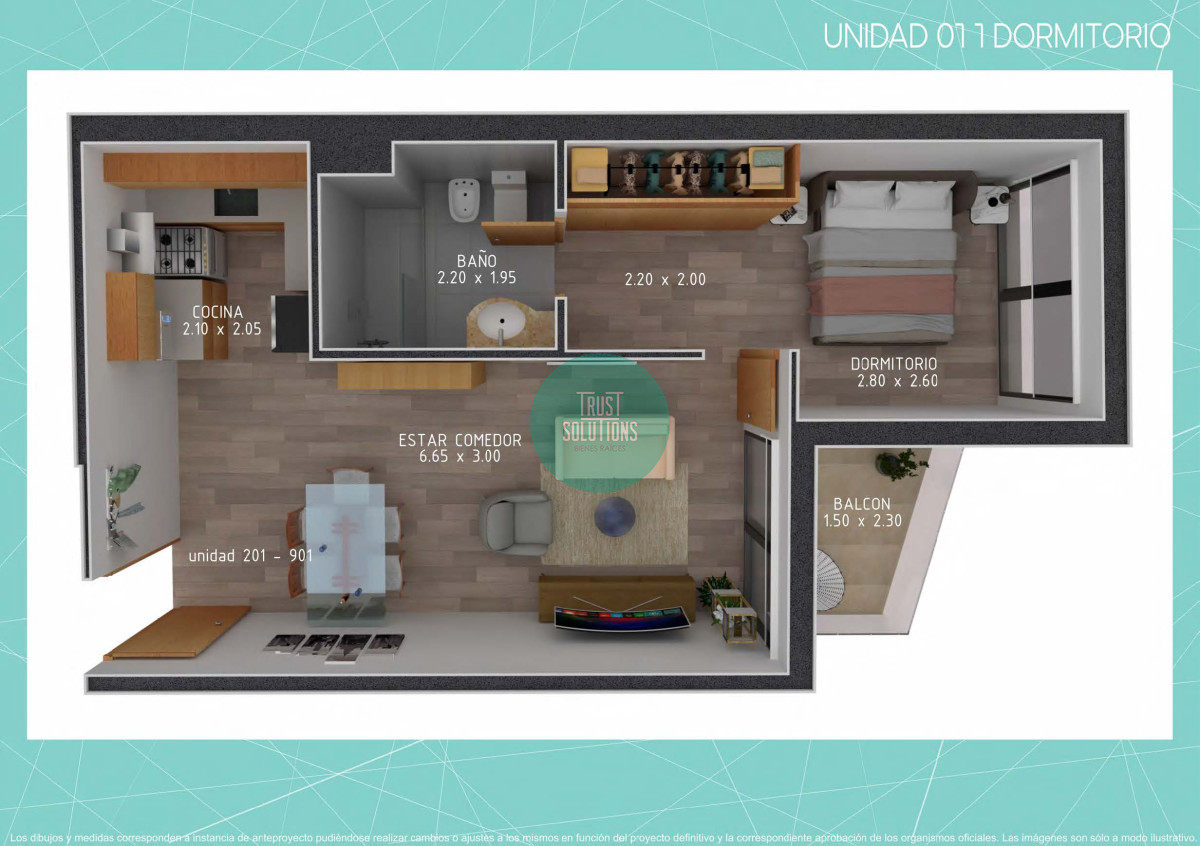 Apartamento ID.985 - Venta Ap. Monoambiente Pocitos a pasos de la playa Amenities equipamiento Ed.Harborbay