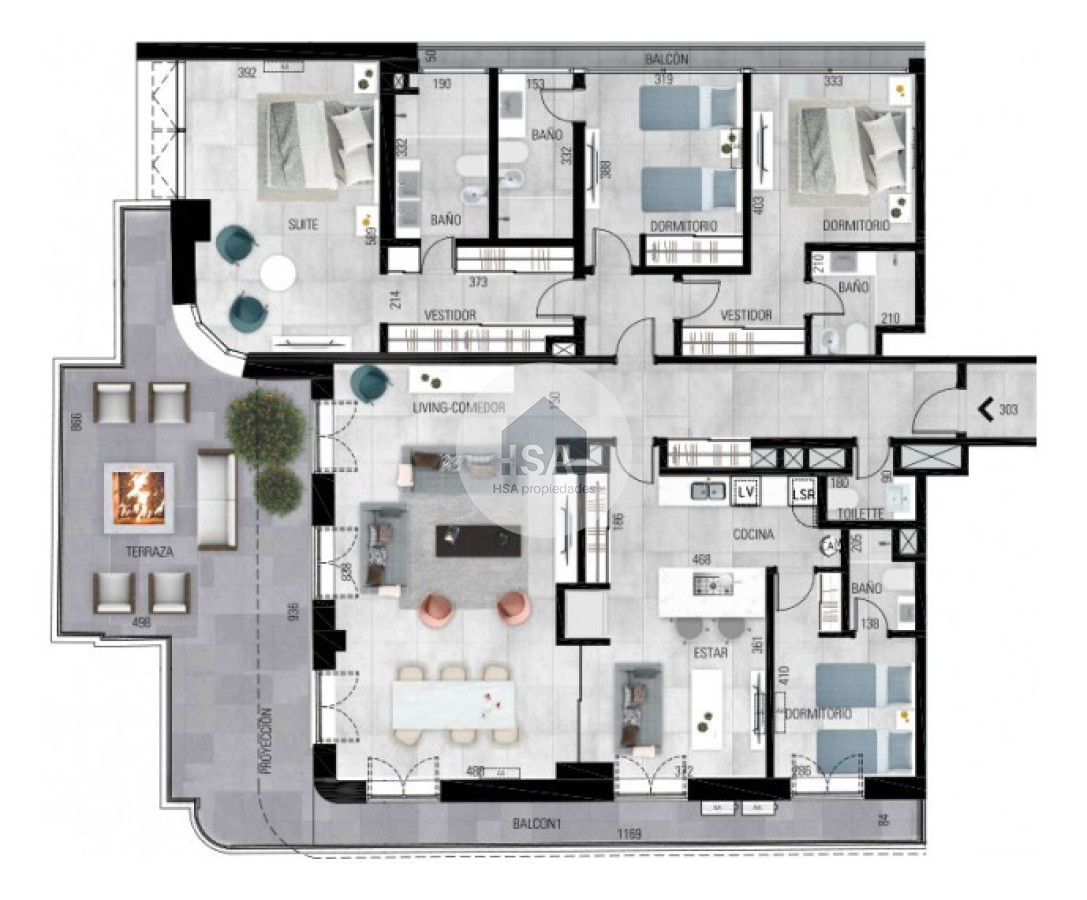 Apartamento ID.91 - Apartamento En Venta 4 Dormitorios; Barrio Carrasco