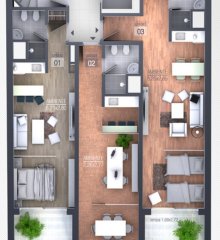 Venta Apartamento Un Dormitorio, Barrio Pocitos