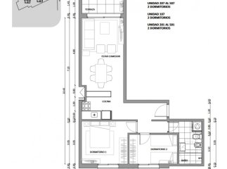 Venta Apartamento Dos Dormitorios, Barrio Tres Cruces