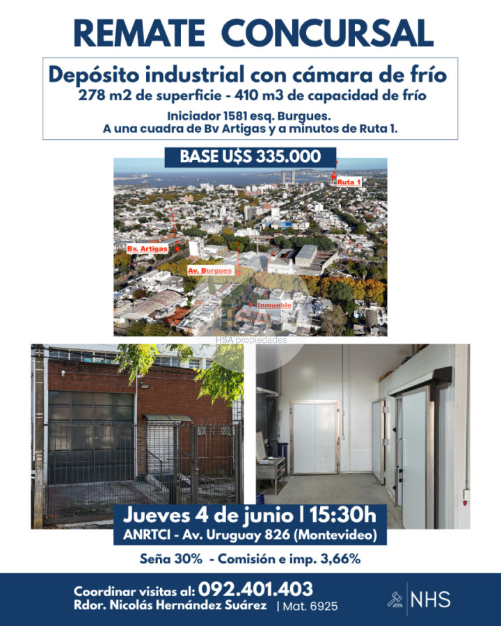 Local Comercial ID.793 - Deposito con camaras de frio Reducto