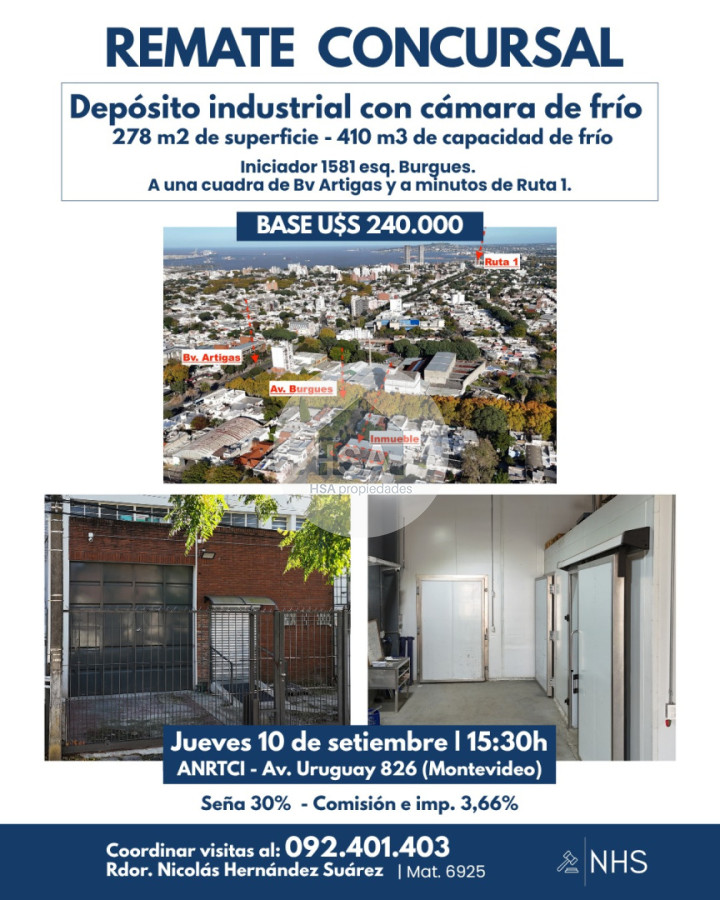Local Comercial ID.793 - Reducto Deposito con camaras de frio local comercial 