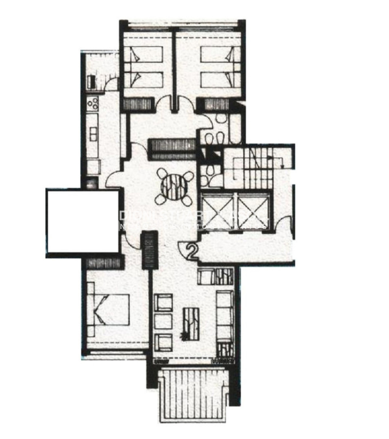 Apartamento ID.645 - Goleta -  Piso Alto Central - 3 Dorms