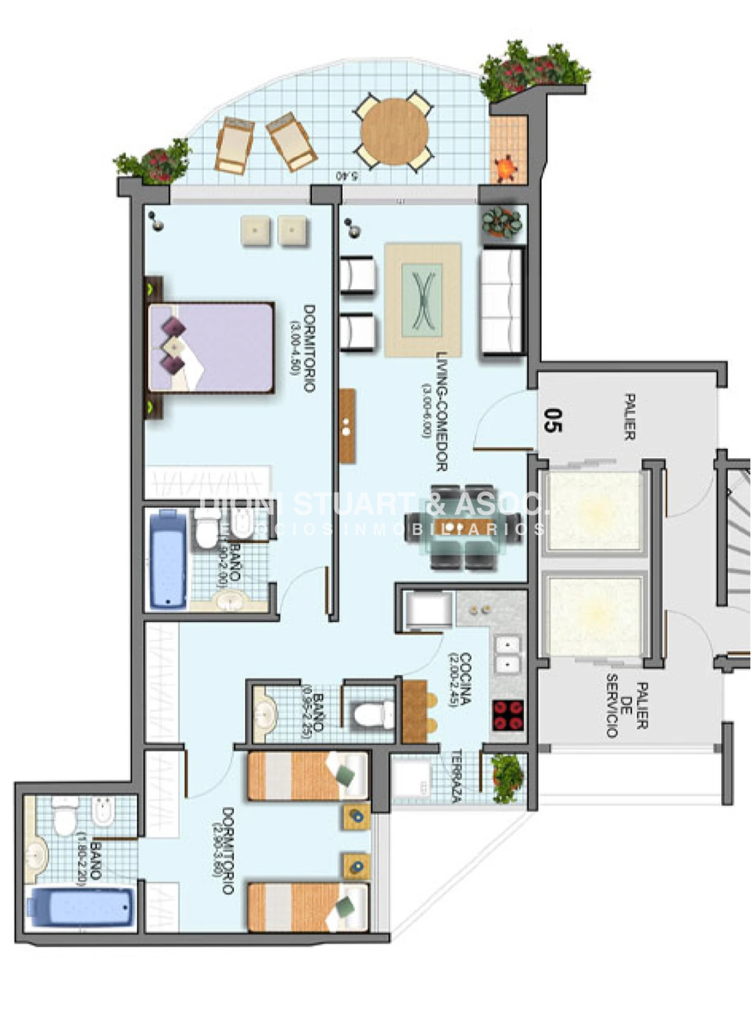 Apartamento ID.662 - CASINO TOWER - EN VENTA - 2 DORM - TIPOLOGÍA 05