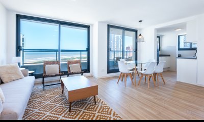 APARTAMENTO CON VISTA AL MAR EN PLAYA BRAVA PUNTA DEL ESTE - 2 DORMITORIOS - EDIF. SIGLO SOL II - BAJAS EXPENSAS