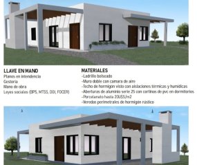 Precio en pozo. Casa construcción tradicional en Maldonado.