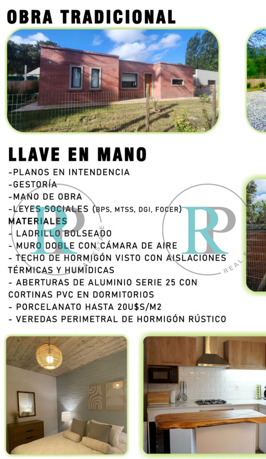 Casa ID.2688 - Precio en pozo. Casa construcción tradicional en Maldonado.