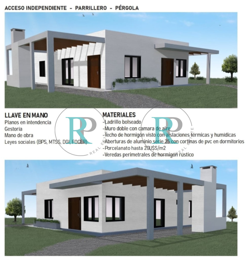 Casa ID.2688 - Precio en pozo. Casa construcción tradicional en Maldonado.