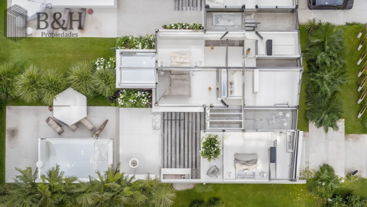 Casa ID.5960 - Casa en venta en Solanas Country, construcción de hormigón armado, con piscina. 