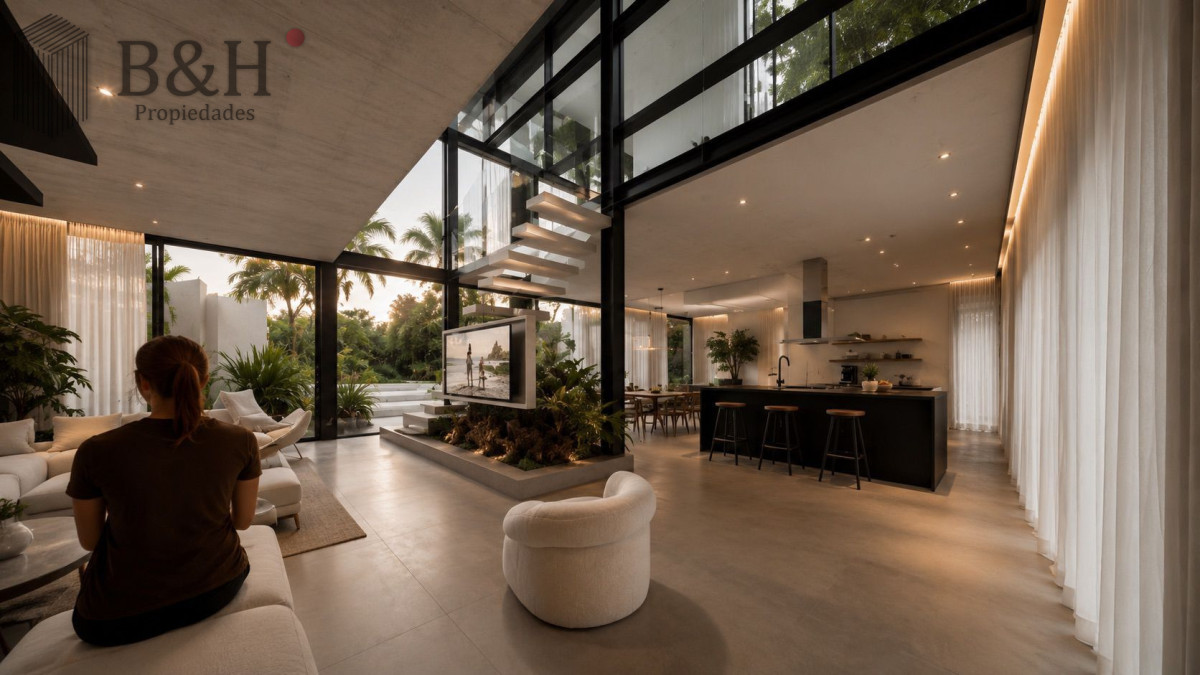 Casa ID.5960 - Casa en venta en Solanas Country, construcción de hormigón armado, con piscina. 