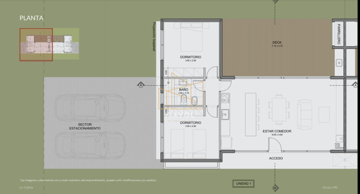 Casa ID.488 - Casa a estrenar de 2 dormitorios, patio con parrillero. Construcción tradicional.
