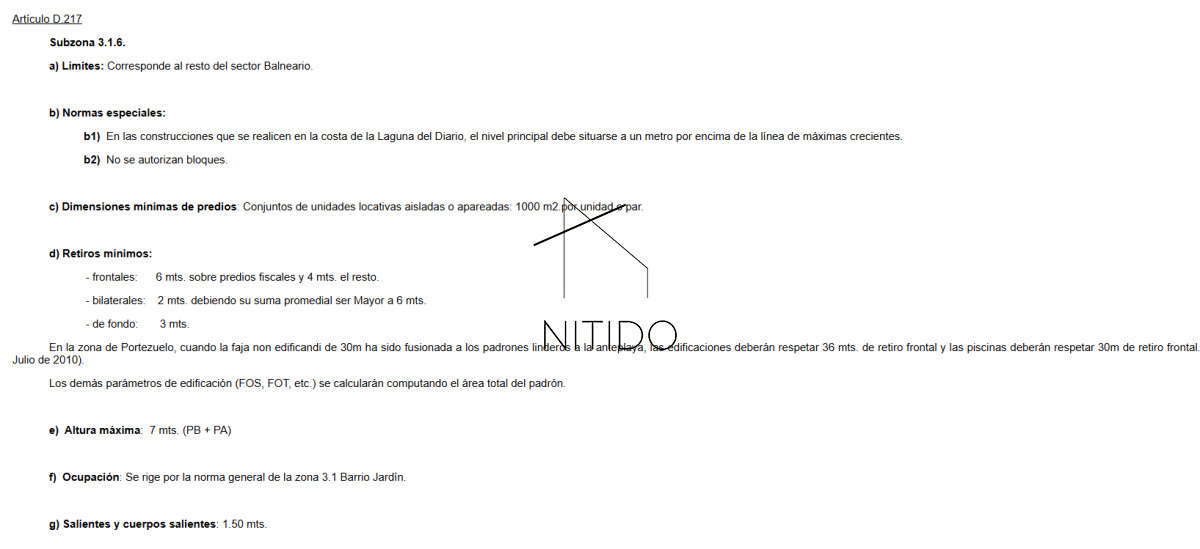 Terreno ID.79 - Exclusivo terreno en Punta Ballena, Portezuelo, casi 5mil metros cuadrados.