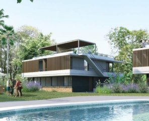 Casa de 4 niveles a metros de playa mansa, con vista al mar. Proyecto en pozo.