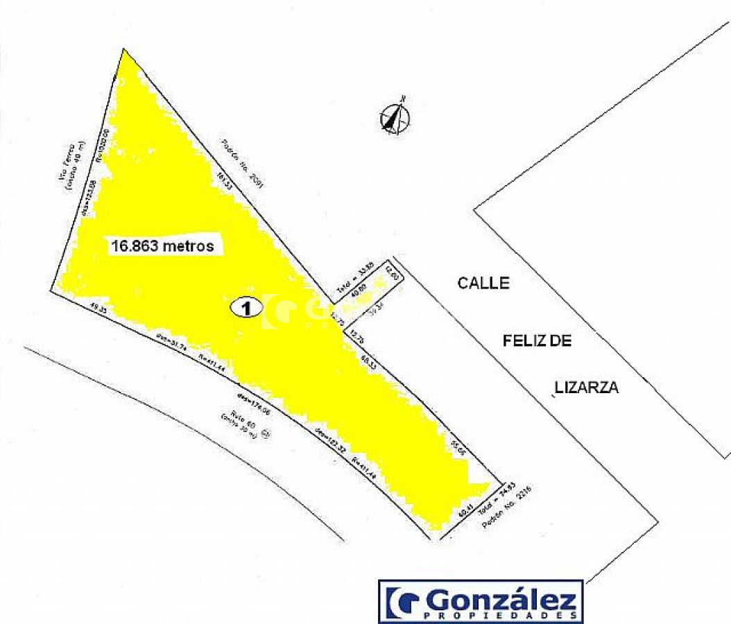 Terreno ID.478 - RUTA 60 Y FELIX DE LIZARZA