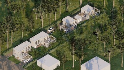 Santa Barbara. Modernas casas a estrenar en Parque Burnett