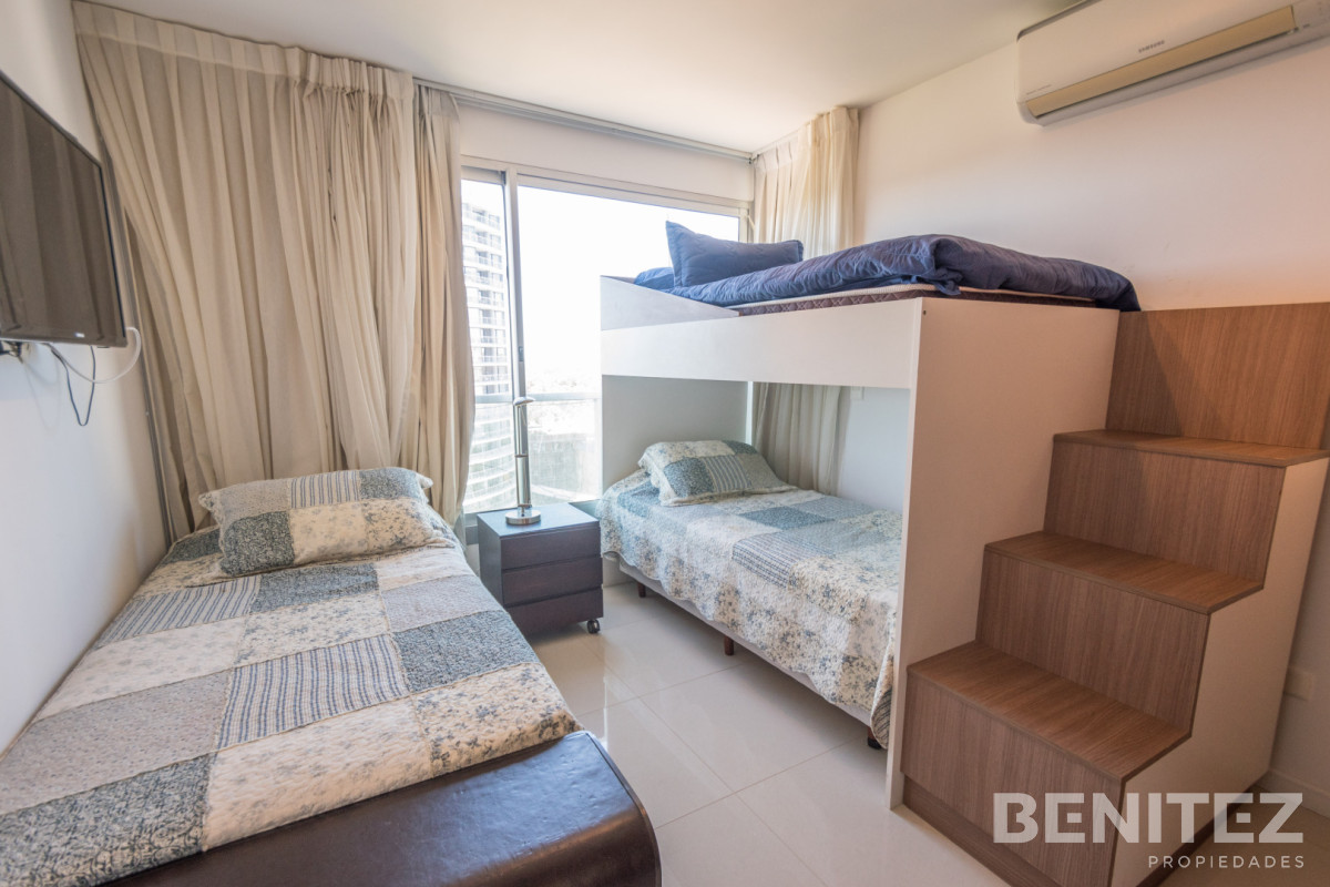 Apartamento ID.9605 - Gala Vista. Esquinero equipado de 3 dormitorios.