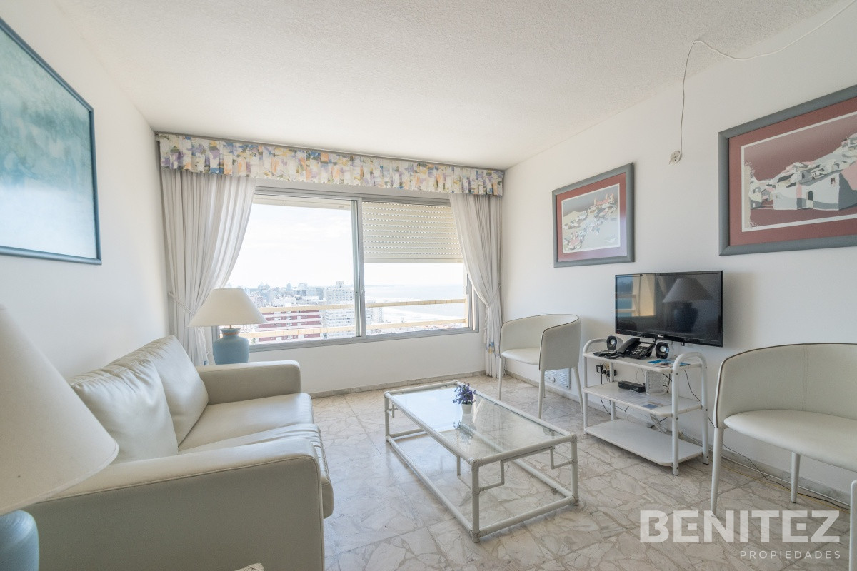 Apartamento ID.46 - Apartamento en alquiler de 1 dormitorio y 1/2 - Espectacular vista! Punta del Este