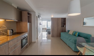 Apartamento monoambiente en venta totalmente equipado. Zona Puerto con modernos amenities.