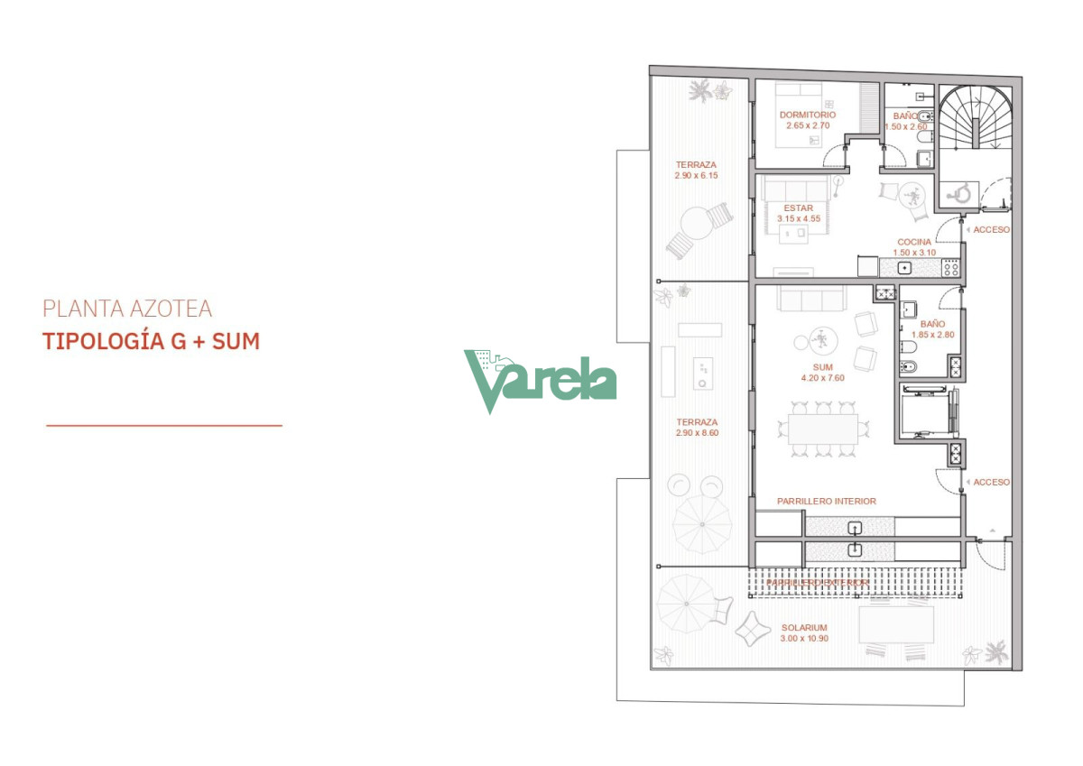 Apartamento ID.22221 - VENTA APTO Cordon, Plaza Seregni, 1 dormitorio, estrena, terr.lav, !!!