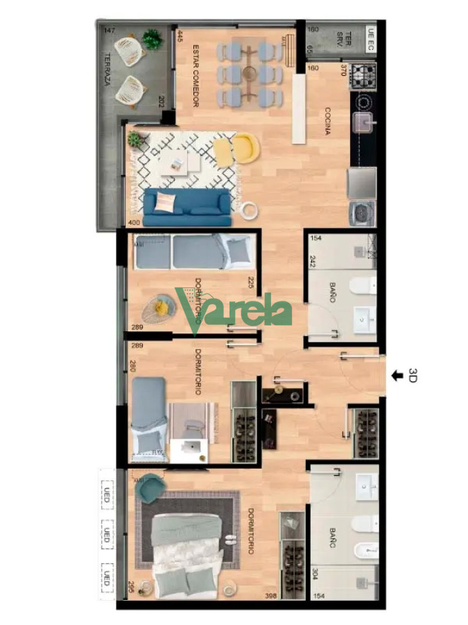 Apartamento ID.21093 - Venta apartamento, Malvin,2 dorm,1baño,terraza, amenities,estrena 2025
