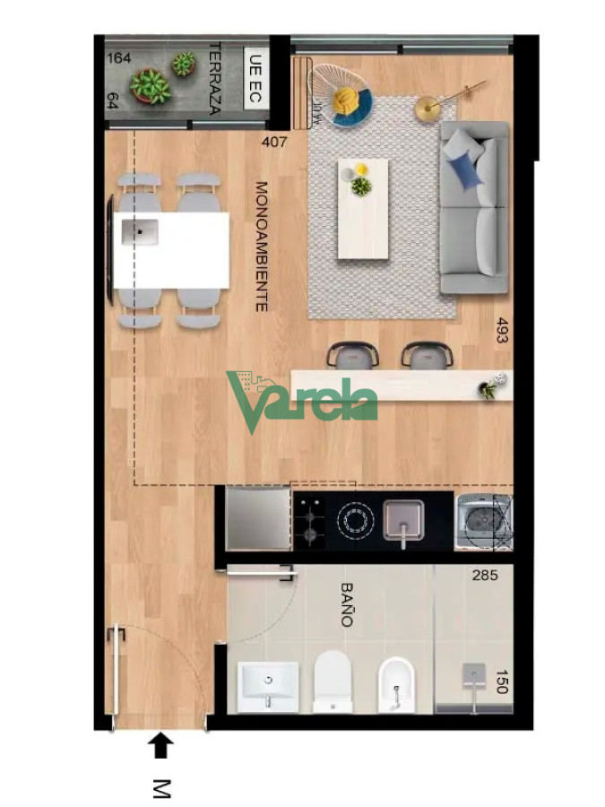 Apartamento ID.21093 - Venta apartamento, Malvin,2 dorm,1baño,terraza, amenities,estrena 2025