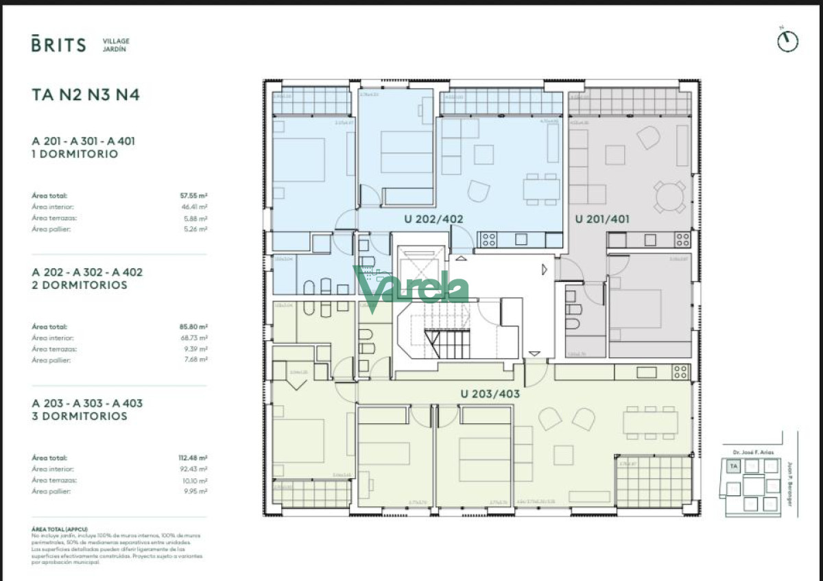 Apartamento ID.22709 - Venta apartamento, Carrasco Norte,3 dormitorios ,2baños,exclusivo complejo  con todos los amenities, grandes jardines