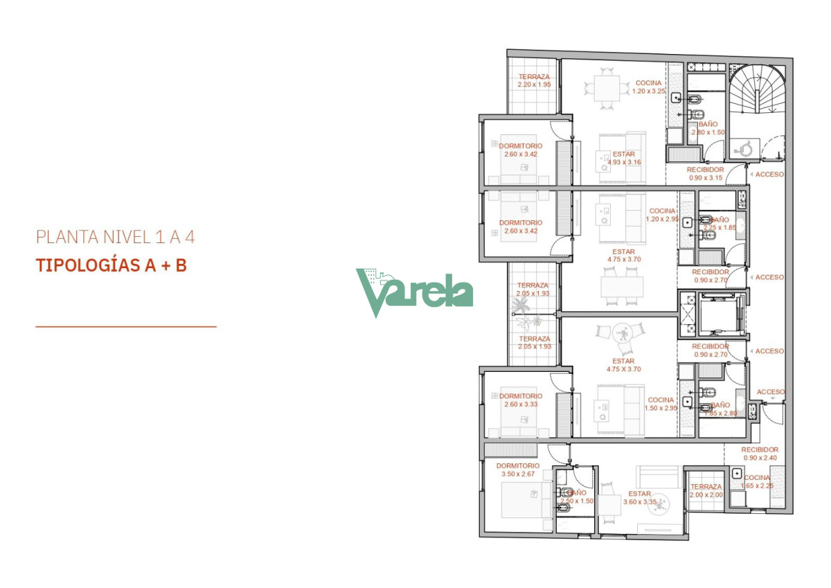 Apartamento ID.22201 - Venta apartamento, Cordón, 1 dormitorio, terraza, barbacoa, Ideal renta!!!!!