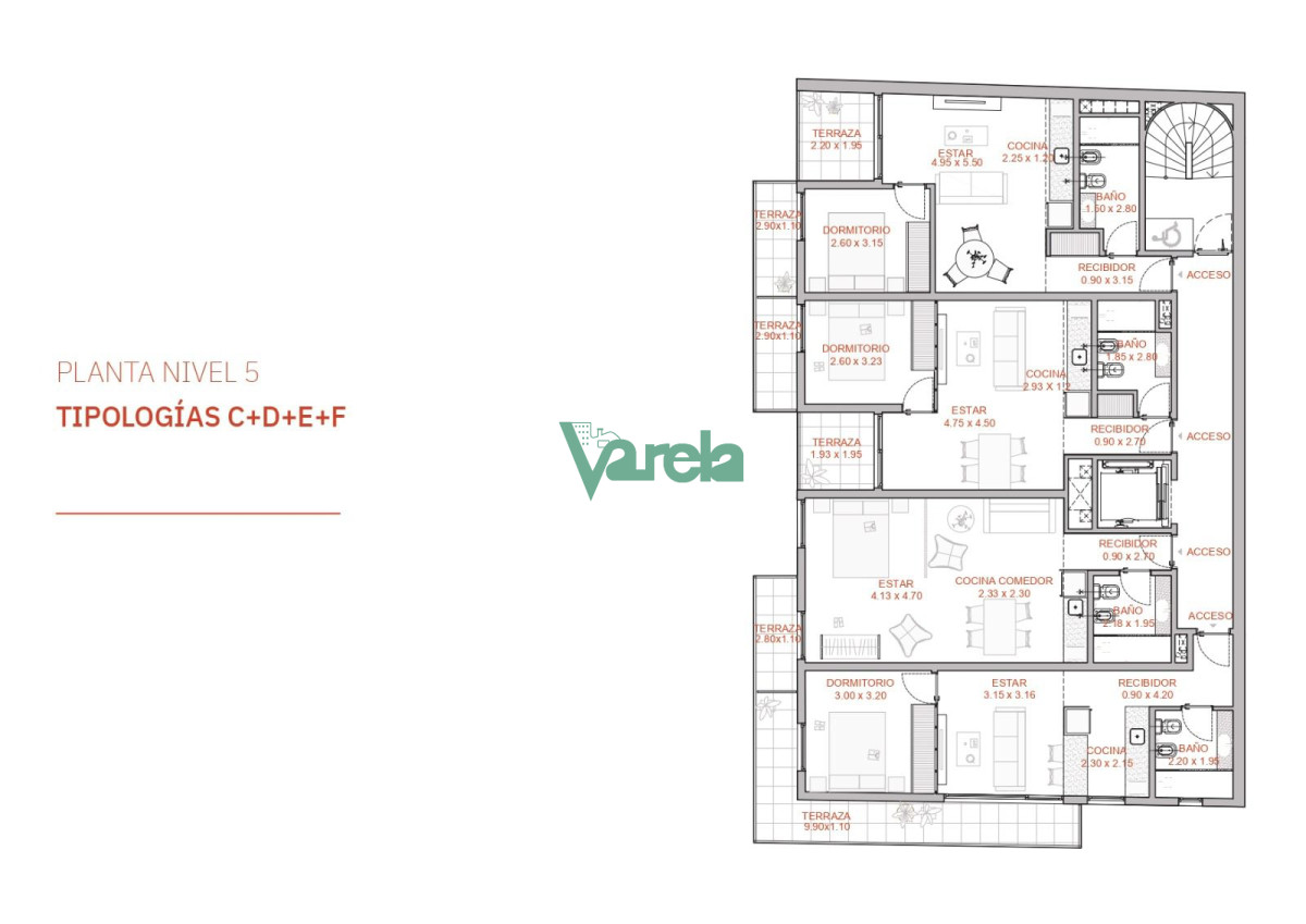 Apartamento ID.22221 - VENTA APTO Cordon, Plaza Seregni, 1 dormitorio, estrena, terr.lav, !!!