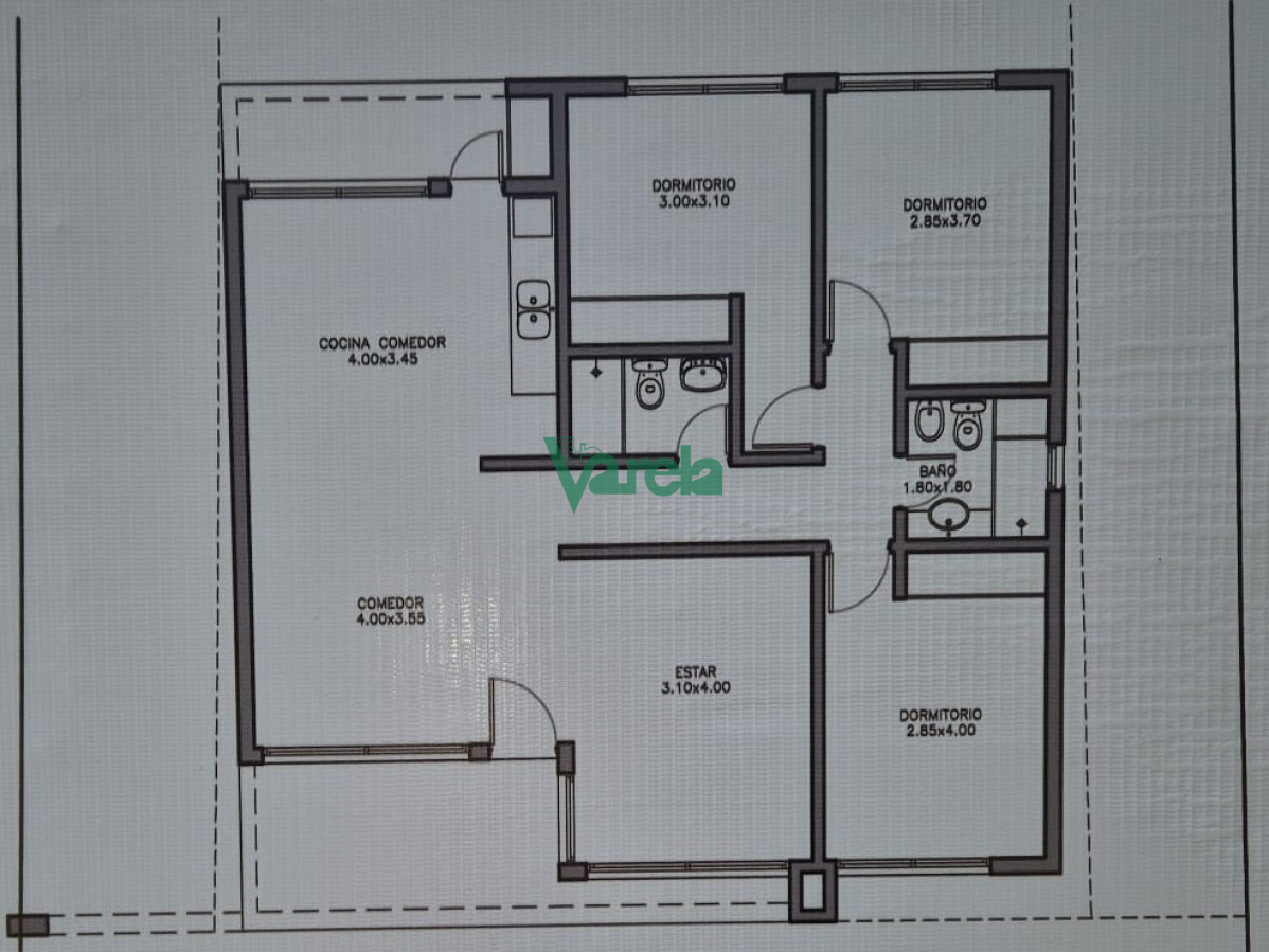 Casa ID.22216 - Venta Casa, Villa Argentina, 3 dormitorios, 2 baños, cerca de la playa.